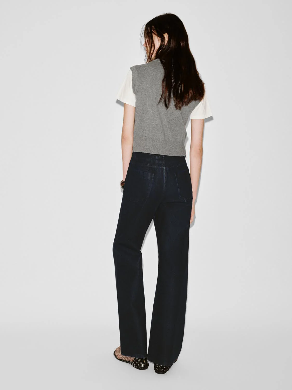 2 In 1 Contrast Knitted T-Shirts - Image 14