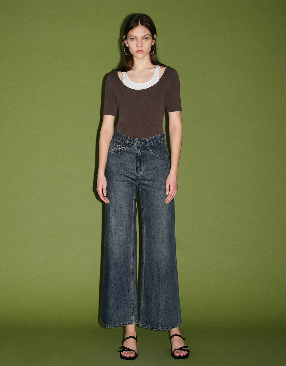 2 In 1 Skinny Knitted T-Shirt - Image 14
