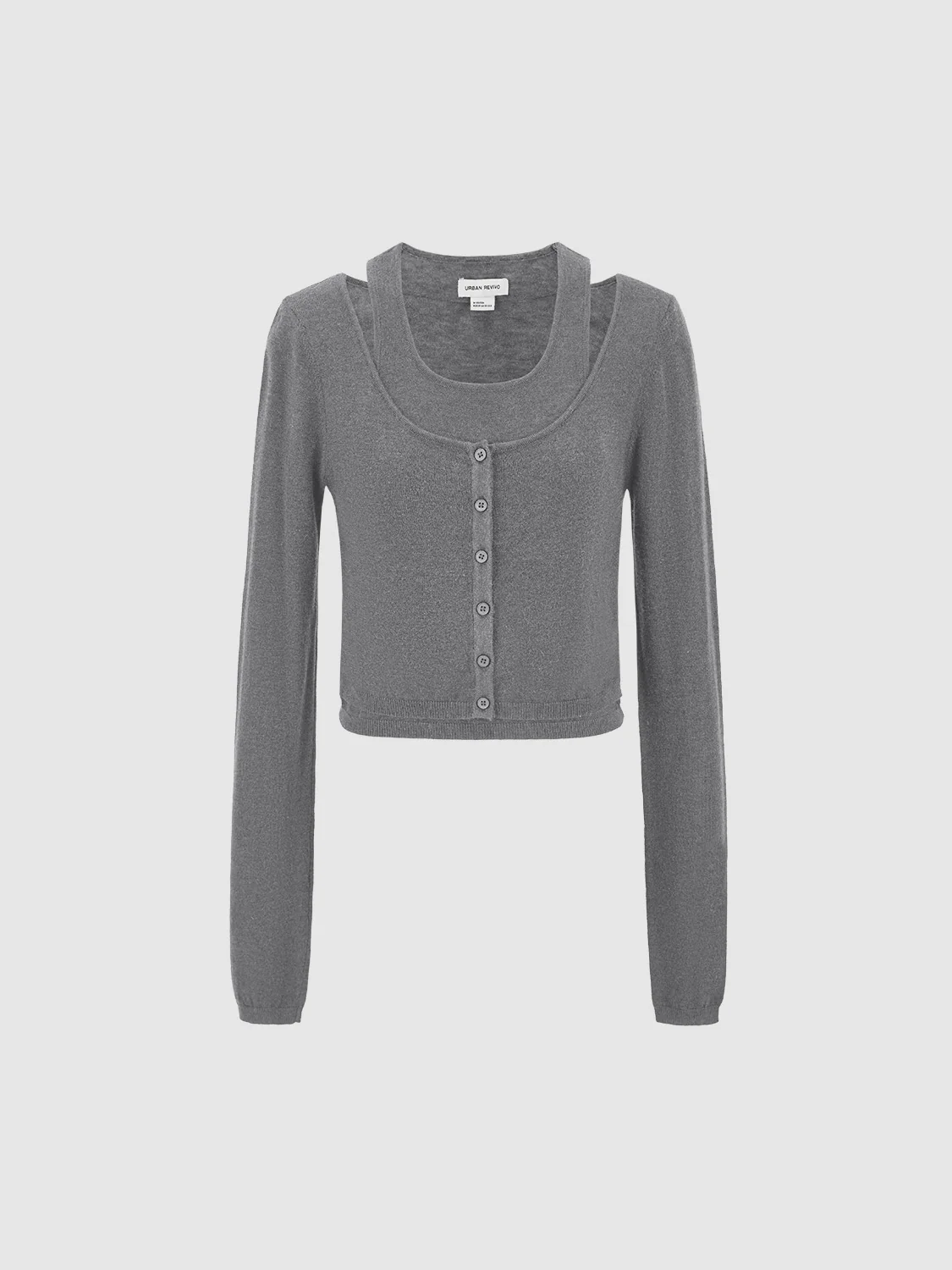 2 In 1 Skinny Knitted T-Shirt - Image 18