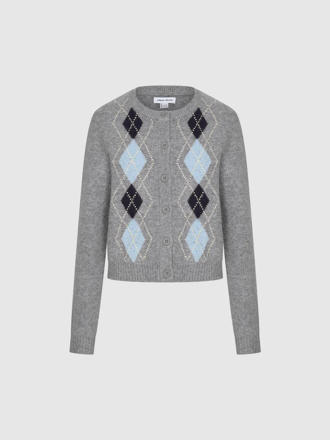 Argyle Knitted Cardigans - Image 7