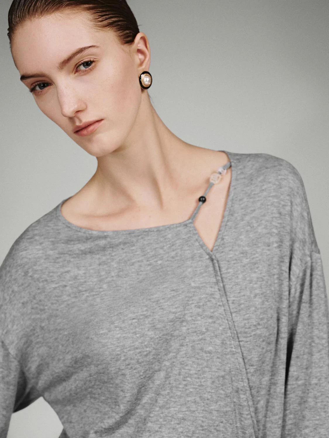 Asymmetric Long Sleeve T-Shirts - Image 3
