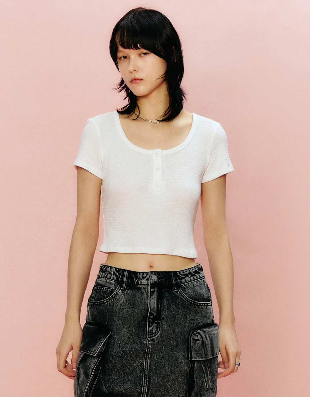 Basic Crew Neck T-Shirt - Image 44