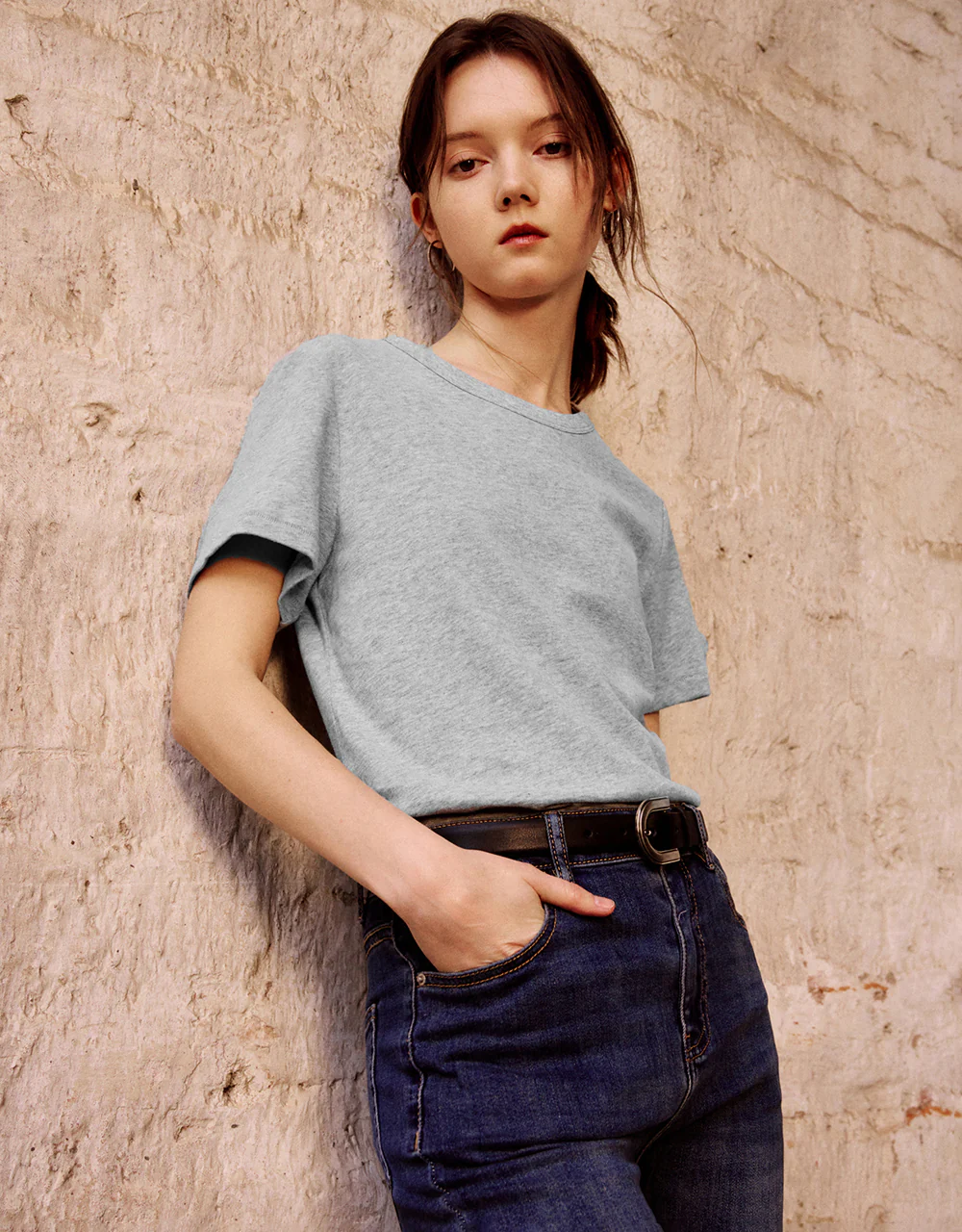 Basic Crew Neck T-Shirt - Image 28