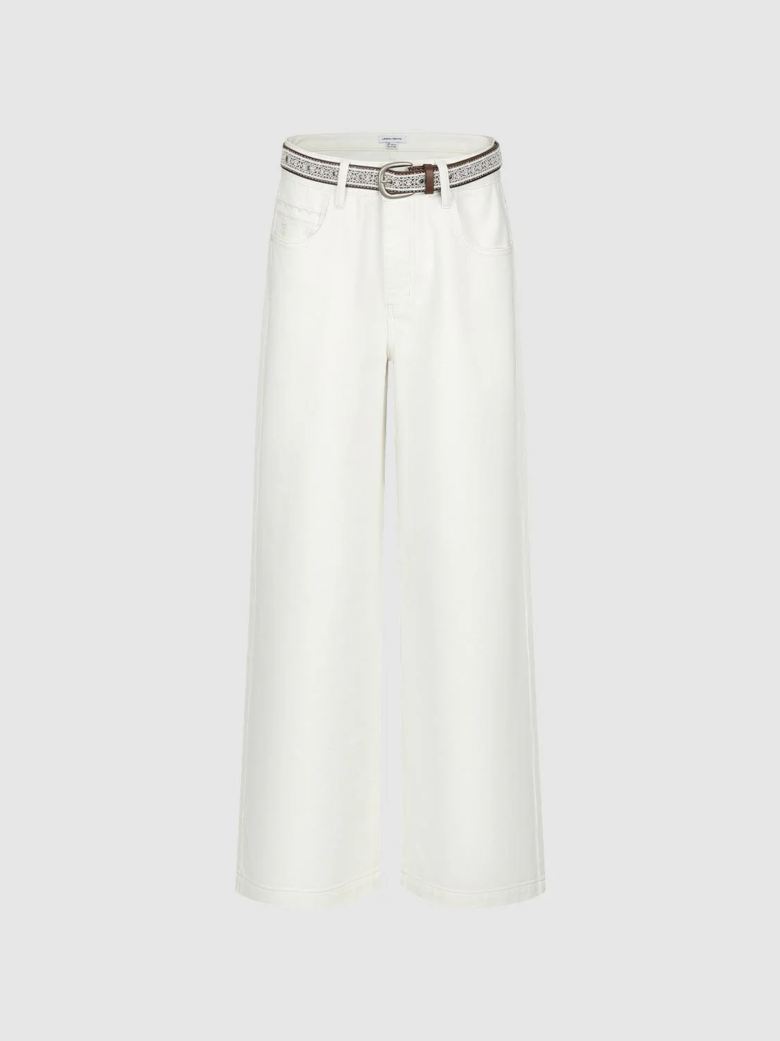 Belted Wide Leg Jeans - Image 2