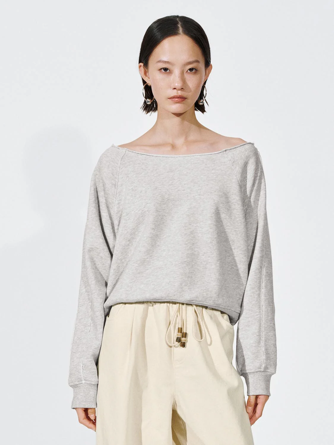 Boat Neck Long Sleeve T-Shirts - Image 9