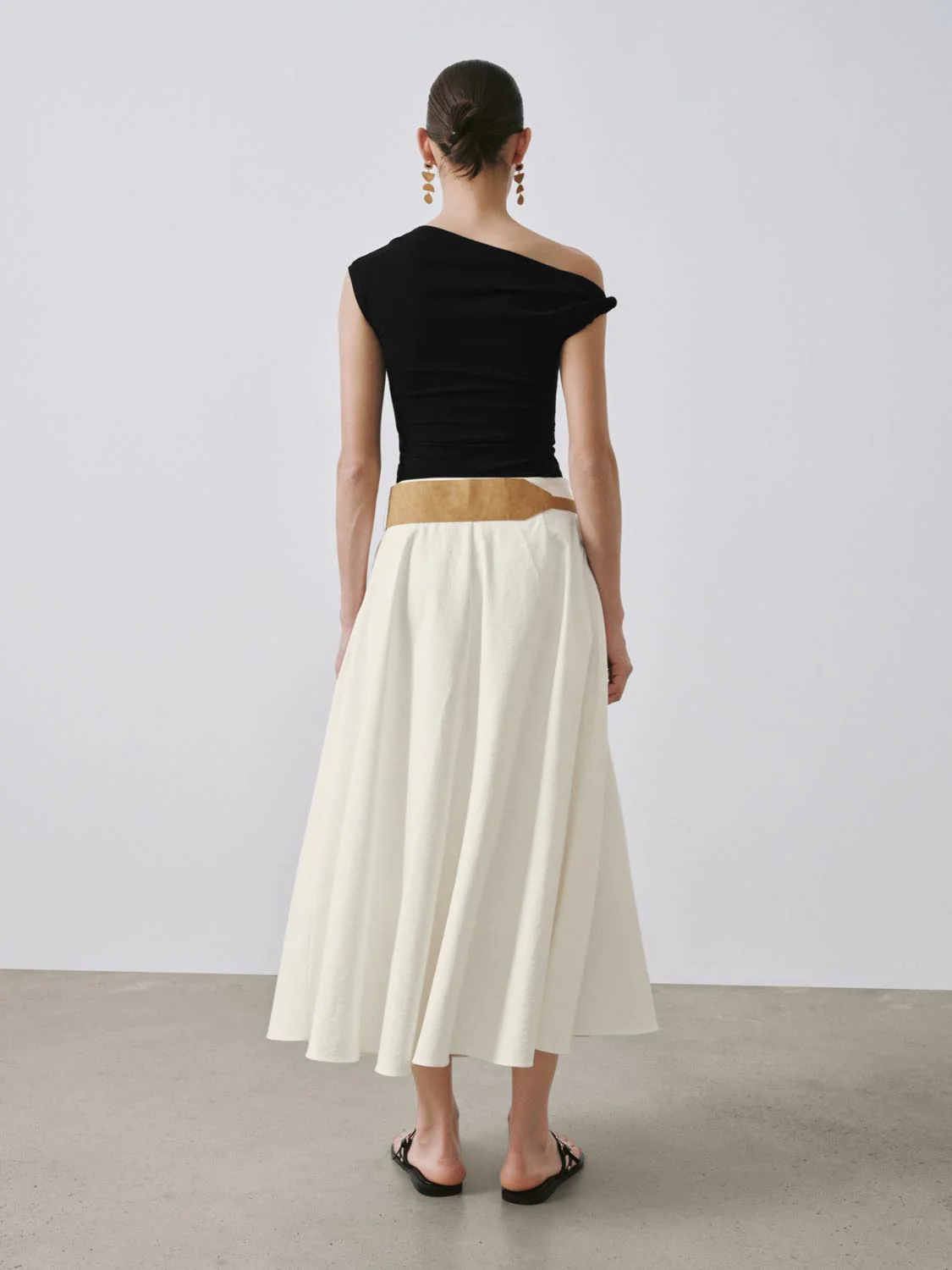 Boho Belted A-Line Midi Skirts - Image 6