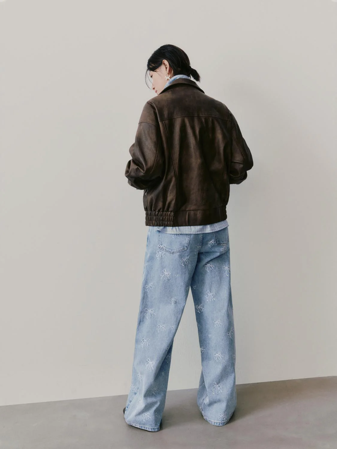 Bow Detail Bomber Jackets - Image 6