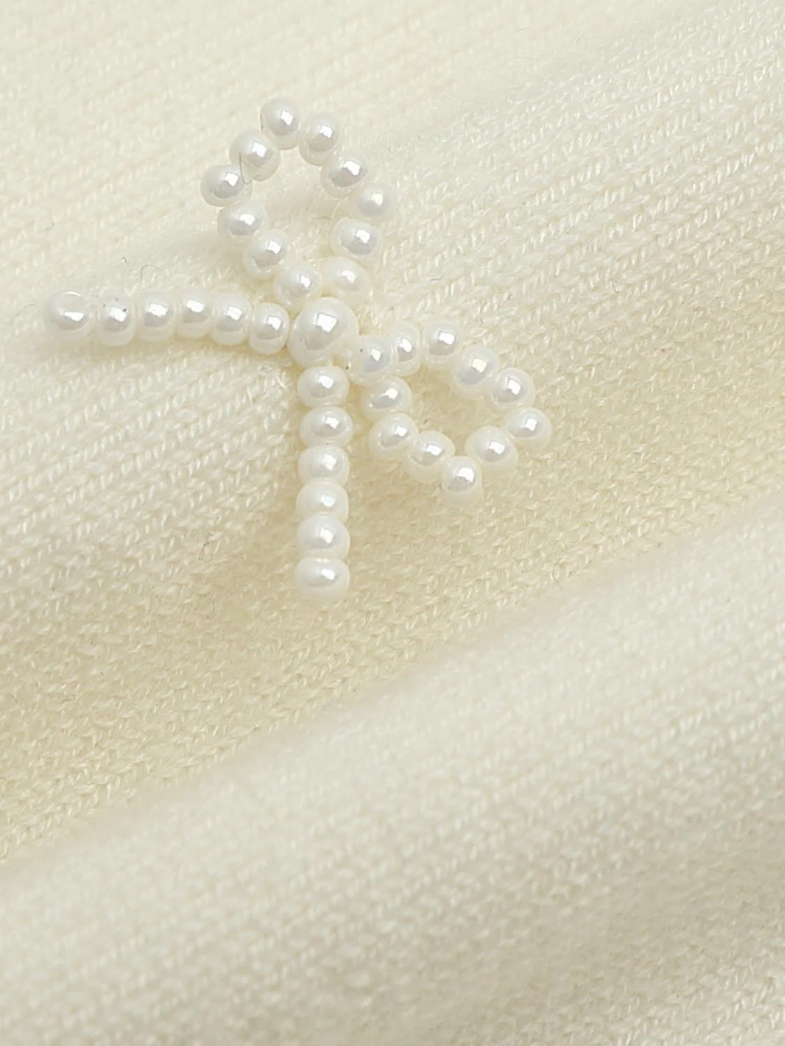 Bow Embellished Knitted Cardigans - Image 8