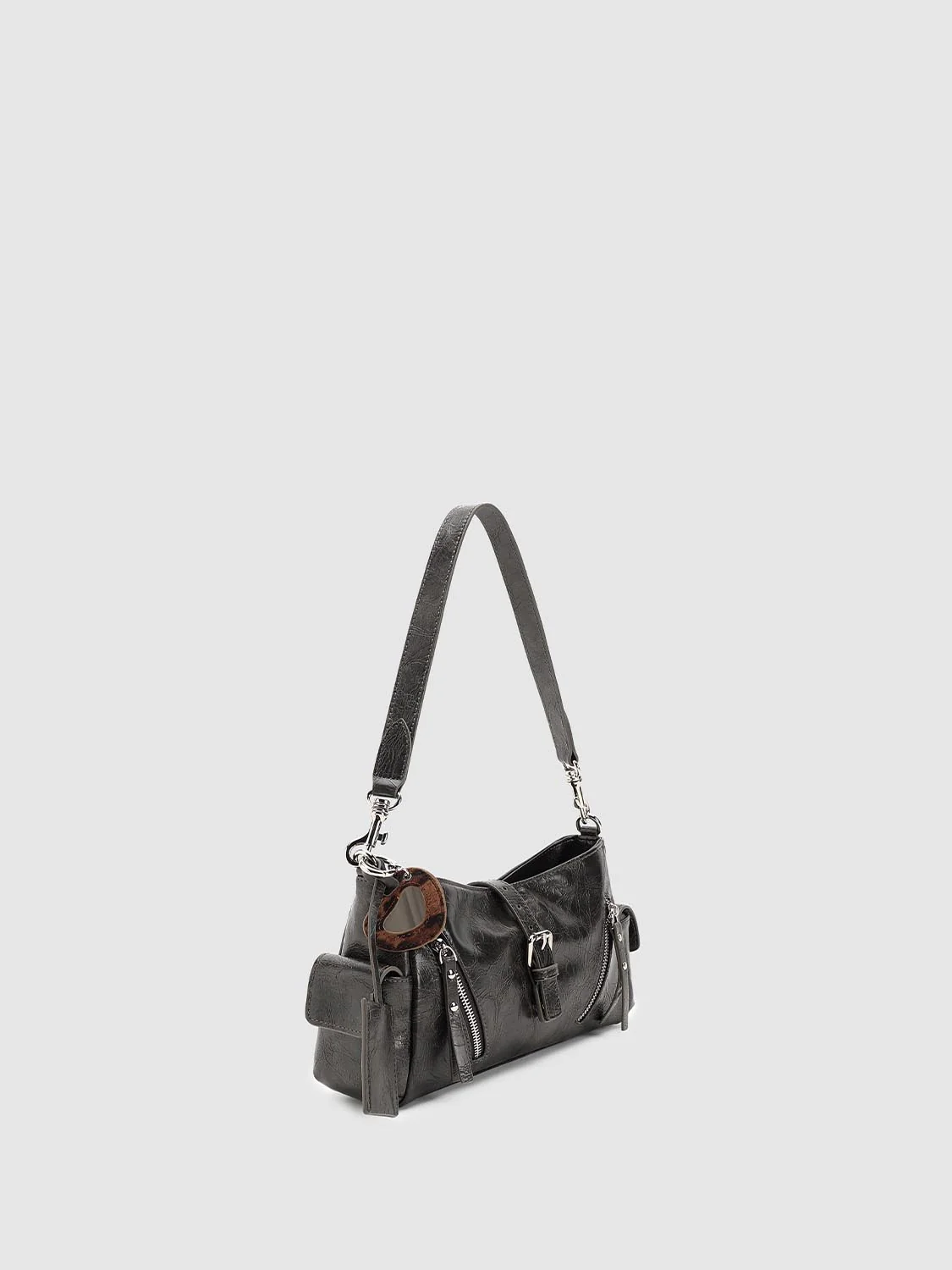 Buckle Detail Shoulder Bowling Bags - Image 3