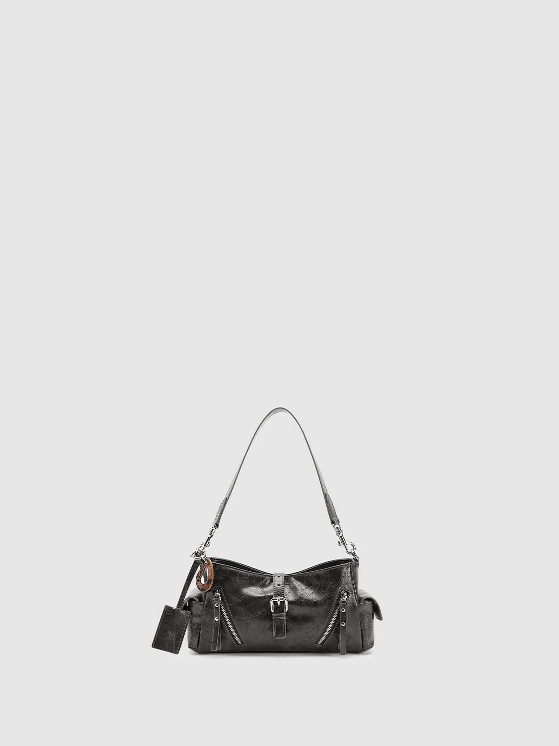 Buckle Detail Shoulder Bowling Bags - Image 9