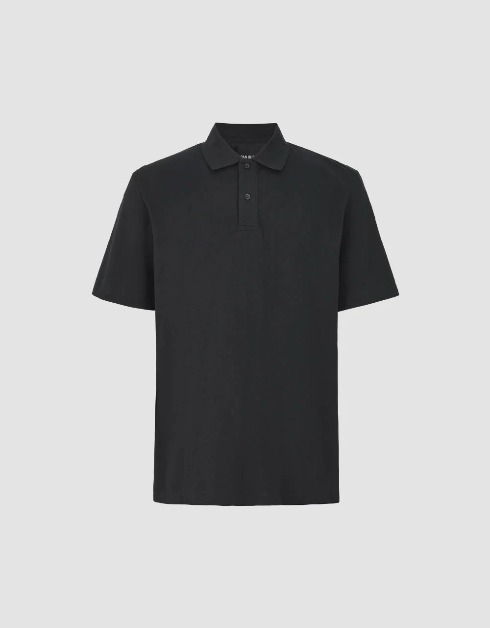 Button Half Placket Straight Polo Shirt - Image 2