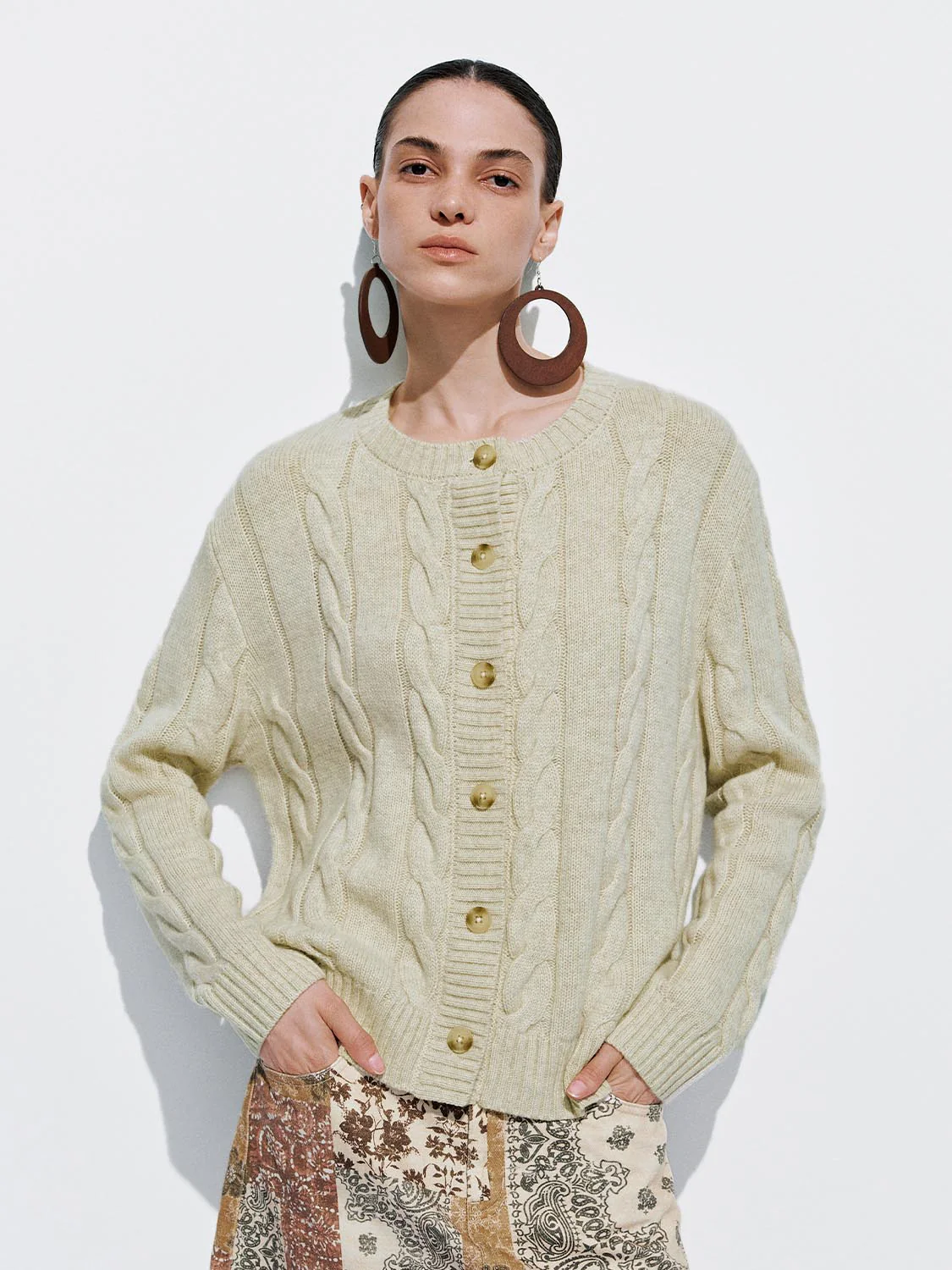Button Up Knitted Cardigan - Image 18