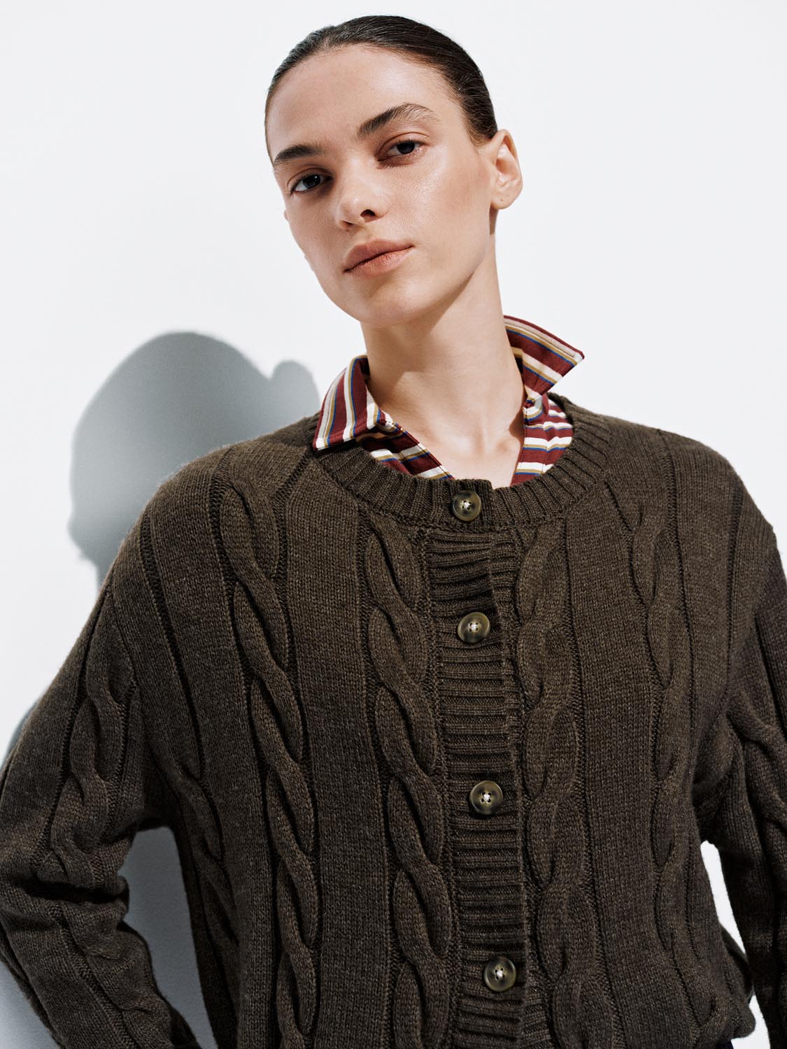Button Up Knitted Cardigan - Image 3
