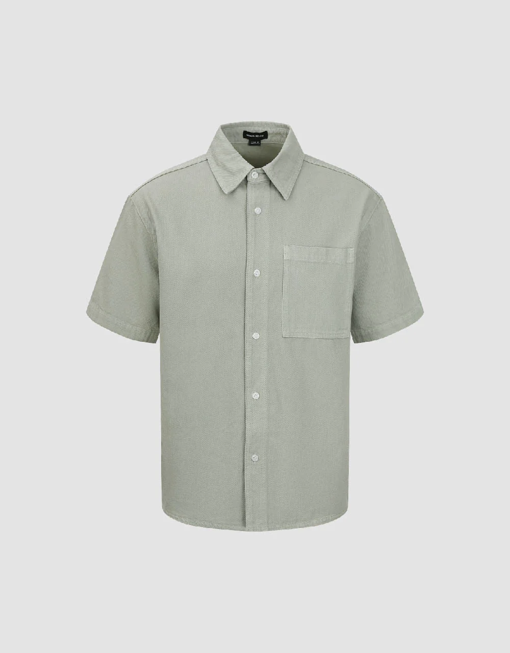 Button Up Loose Denim Shirt - Image 4