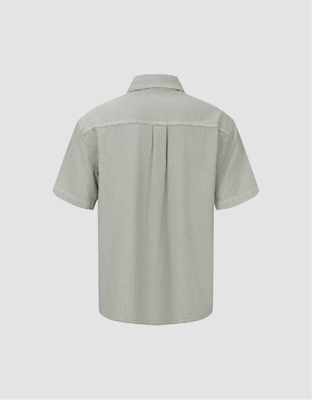 Button Up Loose Denim Shirt - Image 5