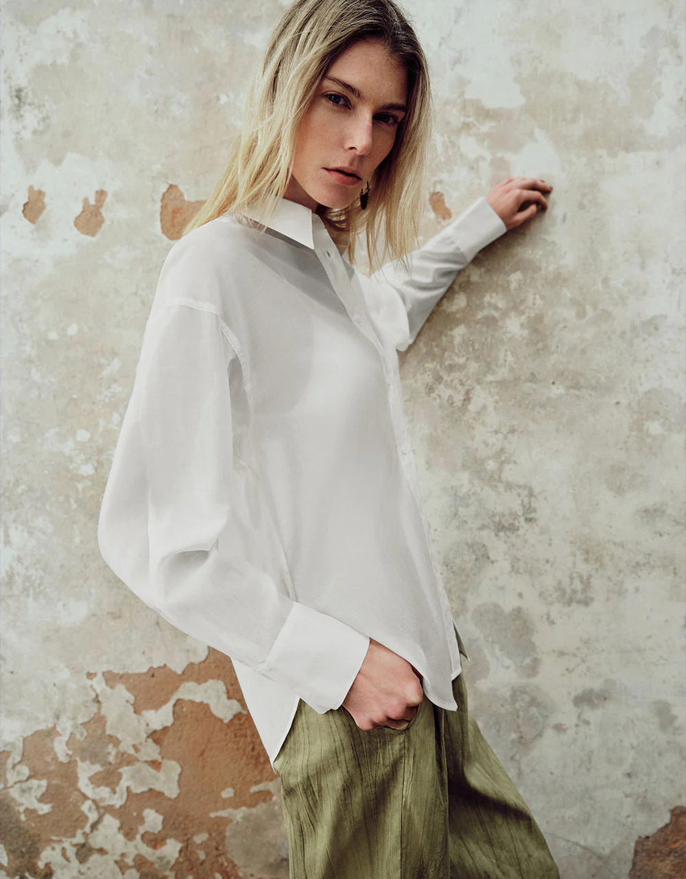 Button Up Straight Shirt - Image 11