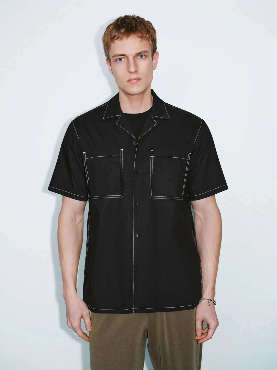 Camp Collar Loose Shirts - Image 7