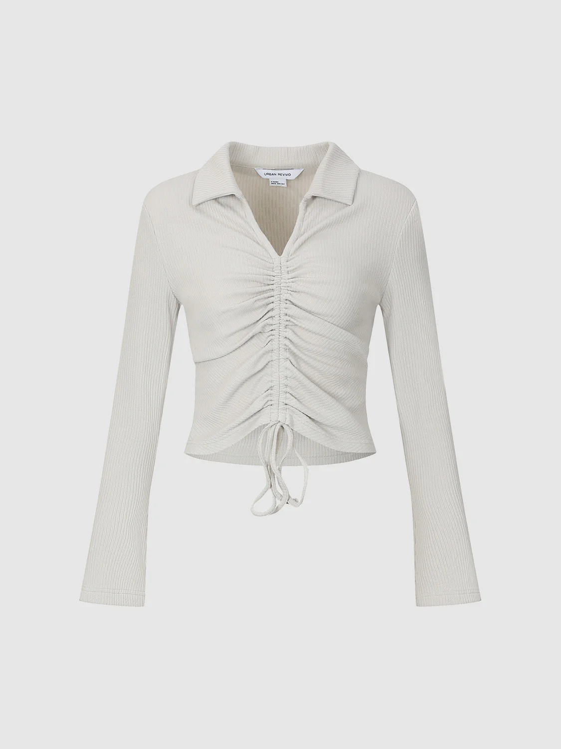 Collared Neck Skinny T-Shirt - Image 6