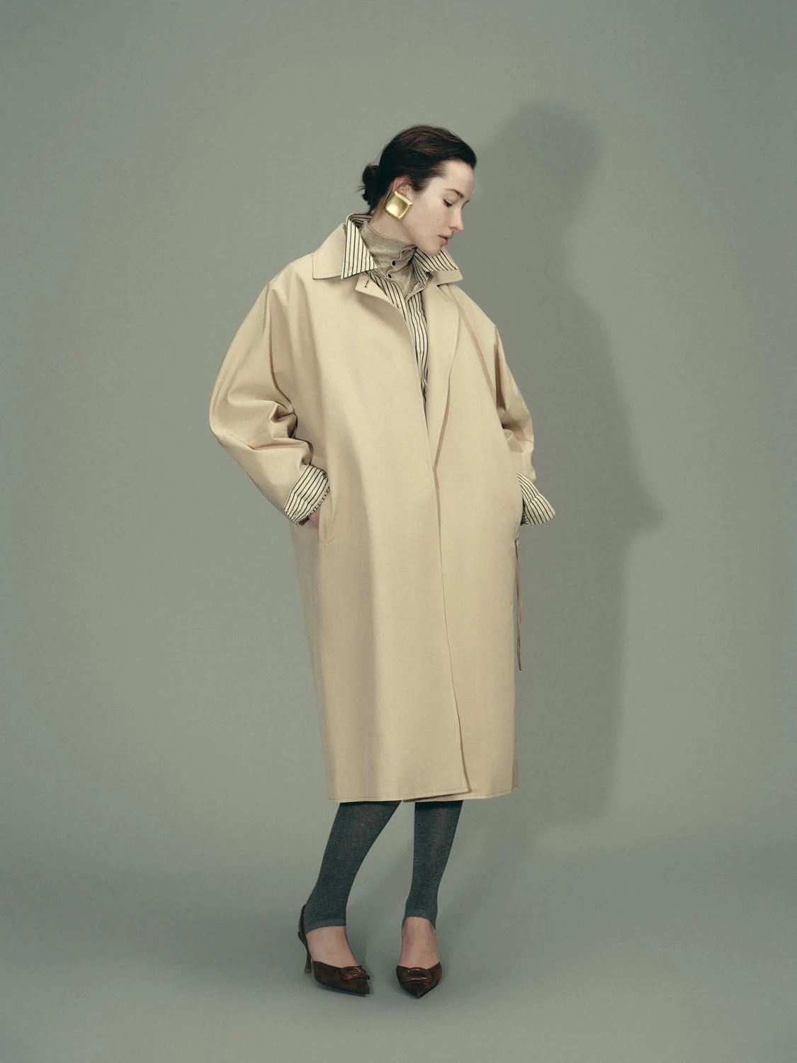 Collared Oversize Coats - Image 4