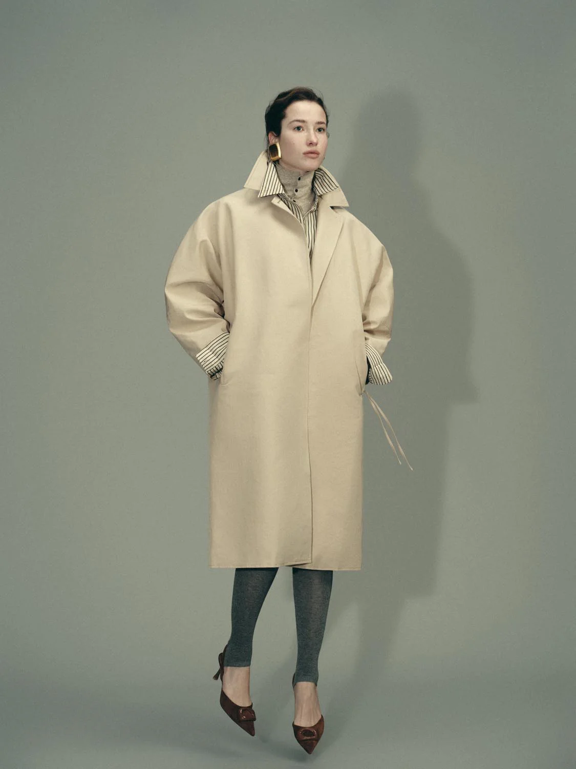 Collared Oversize Coats - Image 5