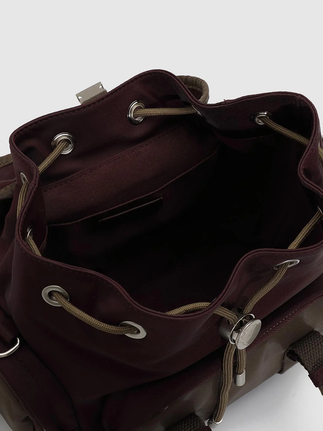 Contrast Buckle Detail Drawstring Mini Backpacks - Image 5