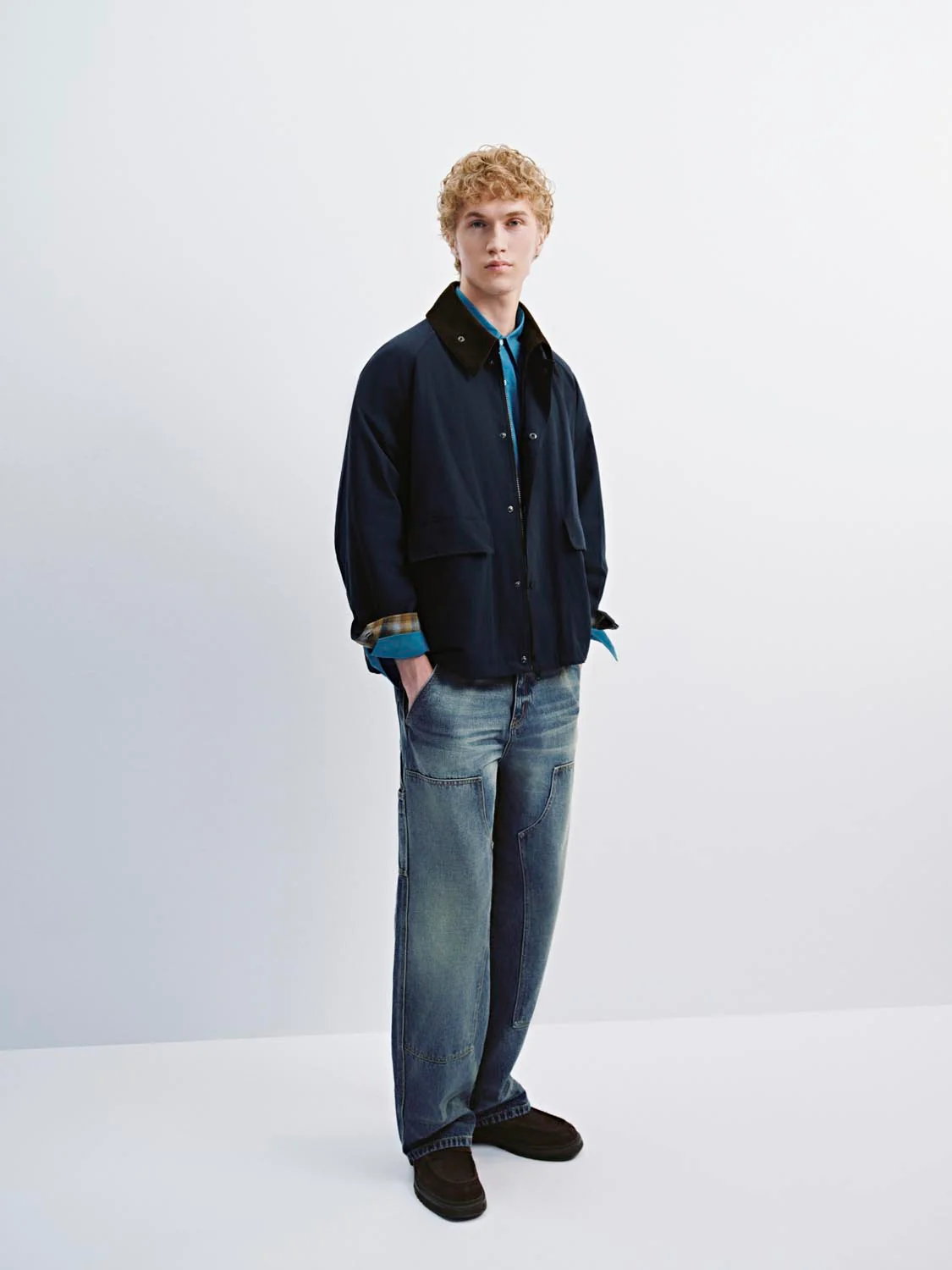 Contrast Button Up Jackets - Image 5