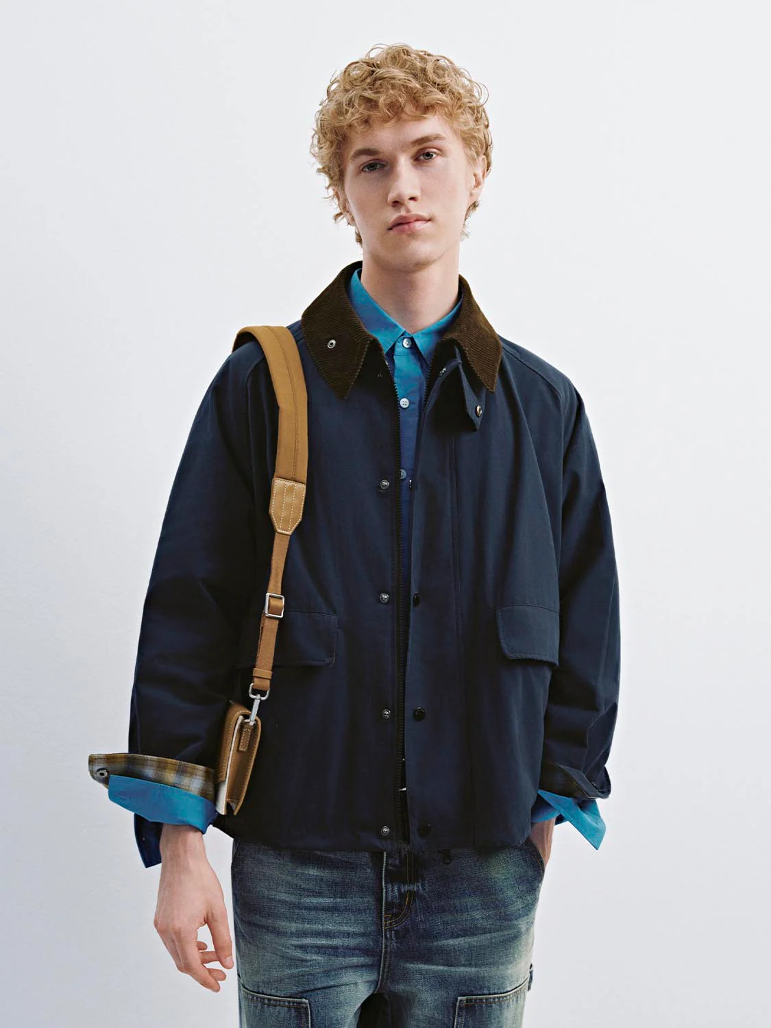 Contrast Button Up Jackets - Image 9