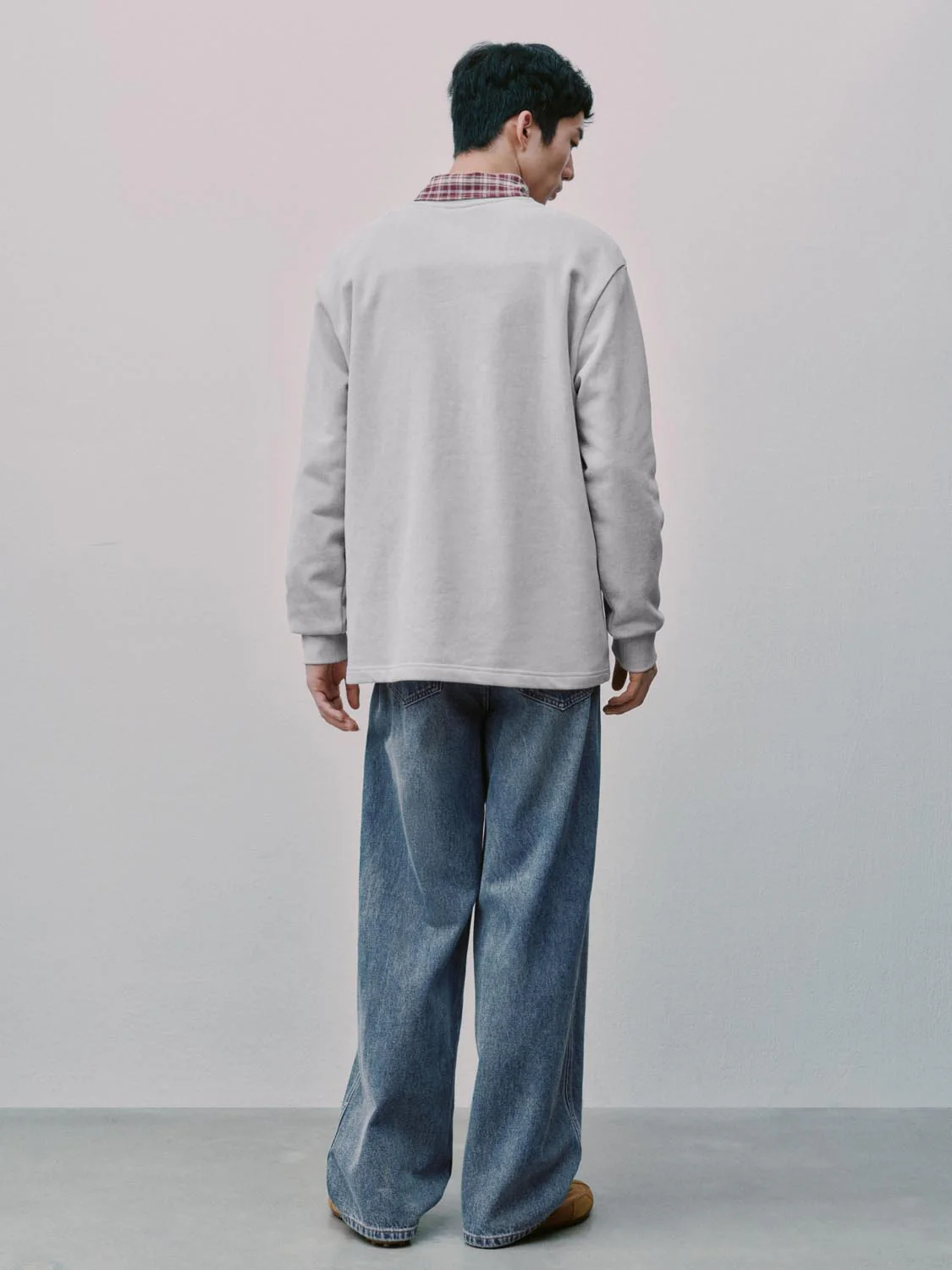Contrast Printed Crew Neck Sweatshirts - Image 6