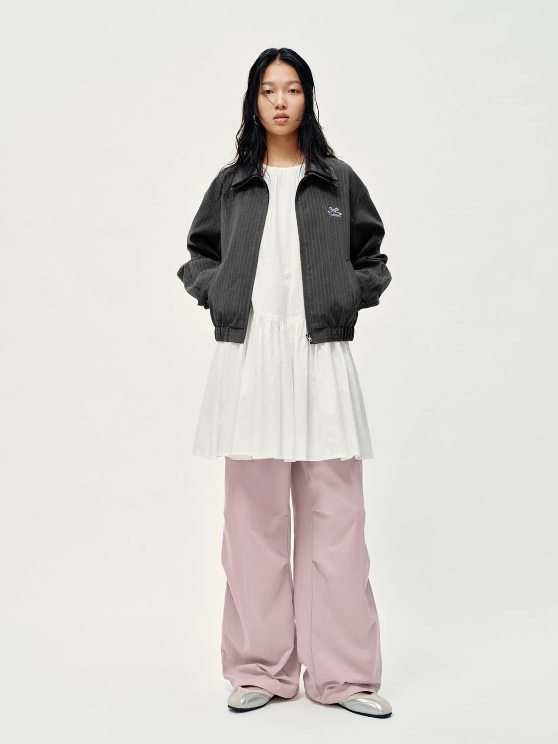 Contrast Striped Collared Jackets - Image 5