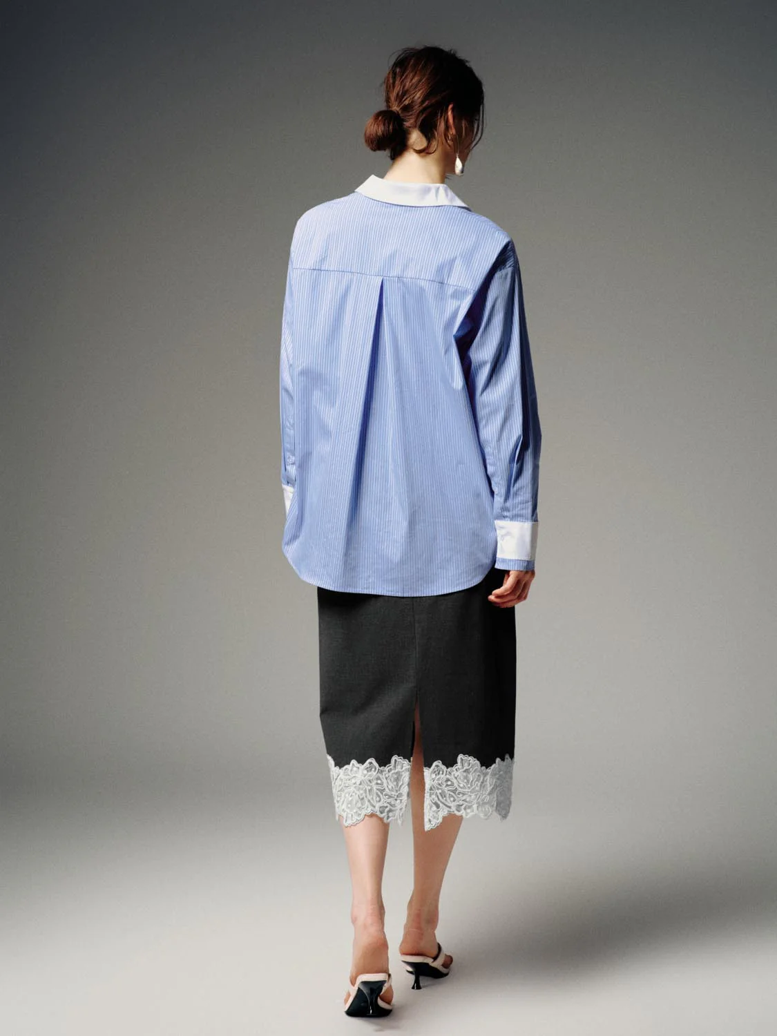 Contrast Trim Striped Shirts - Image 6