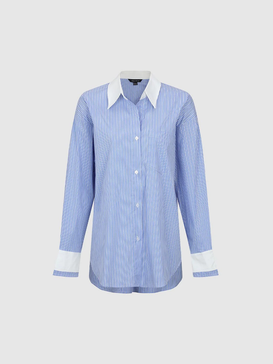 Contrast Trim Striped Shirts - Image 7