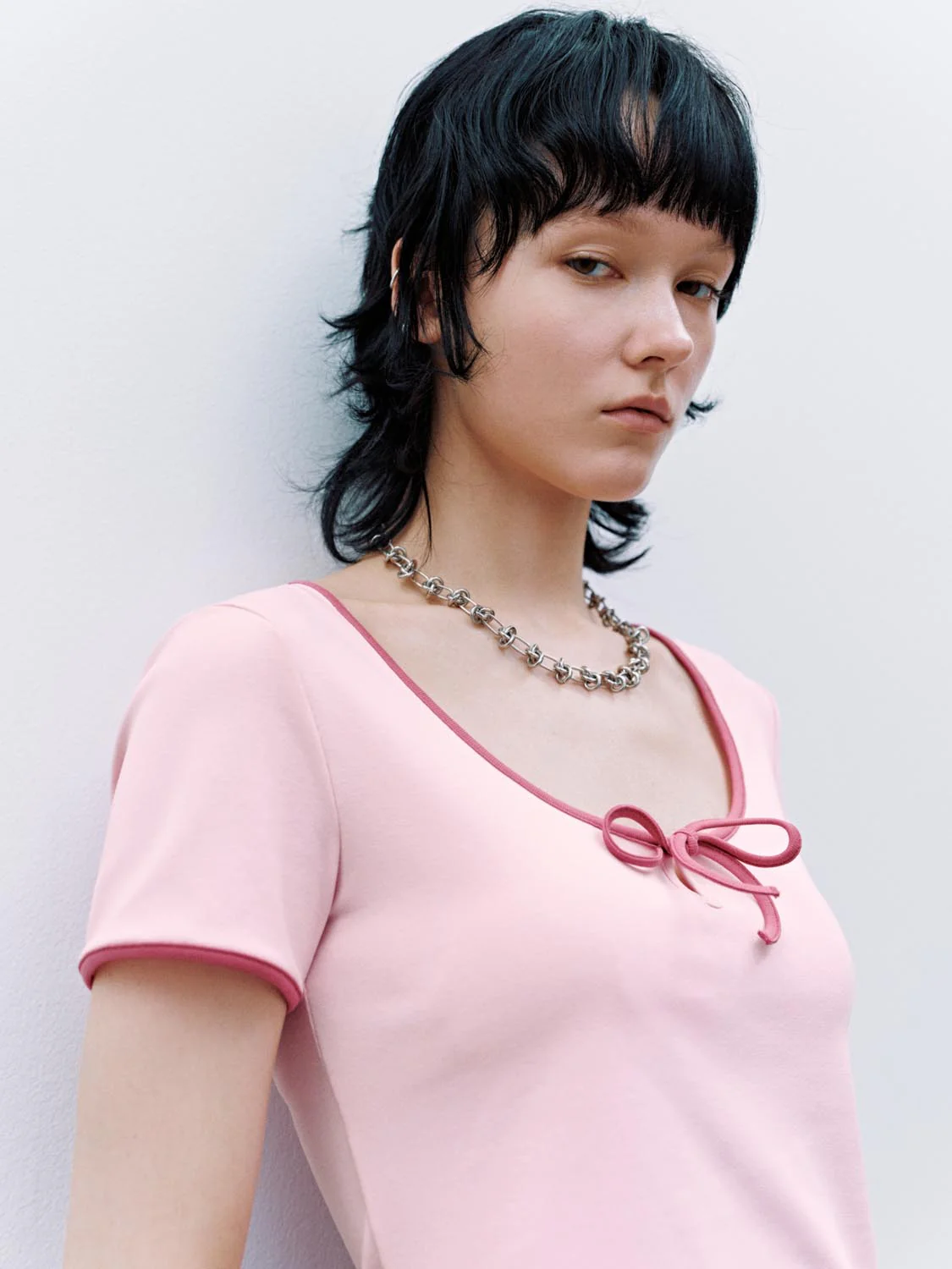Contrast Trim T-Shirts - Image 35