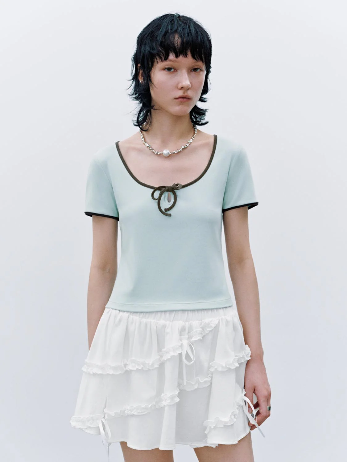 Contrast Trim T-Shirts - Image 60