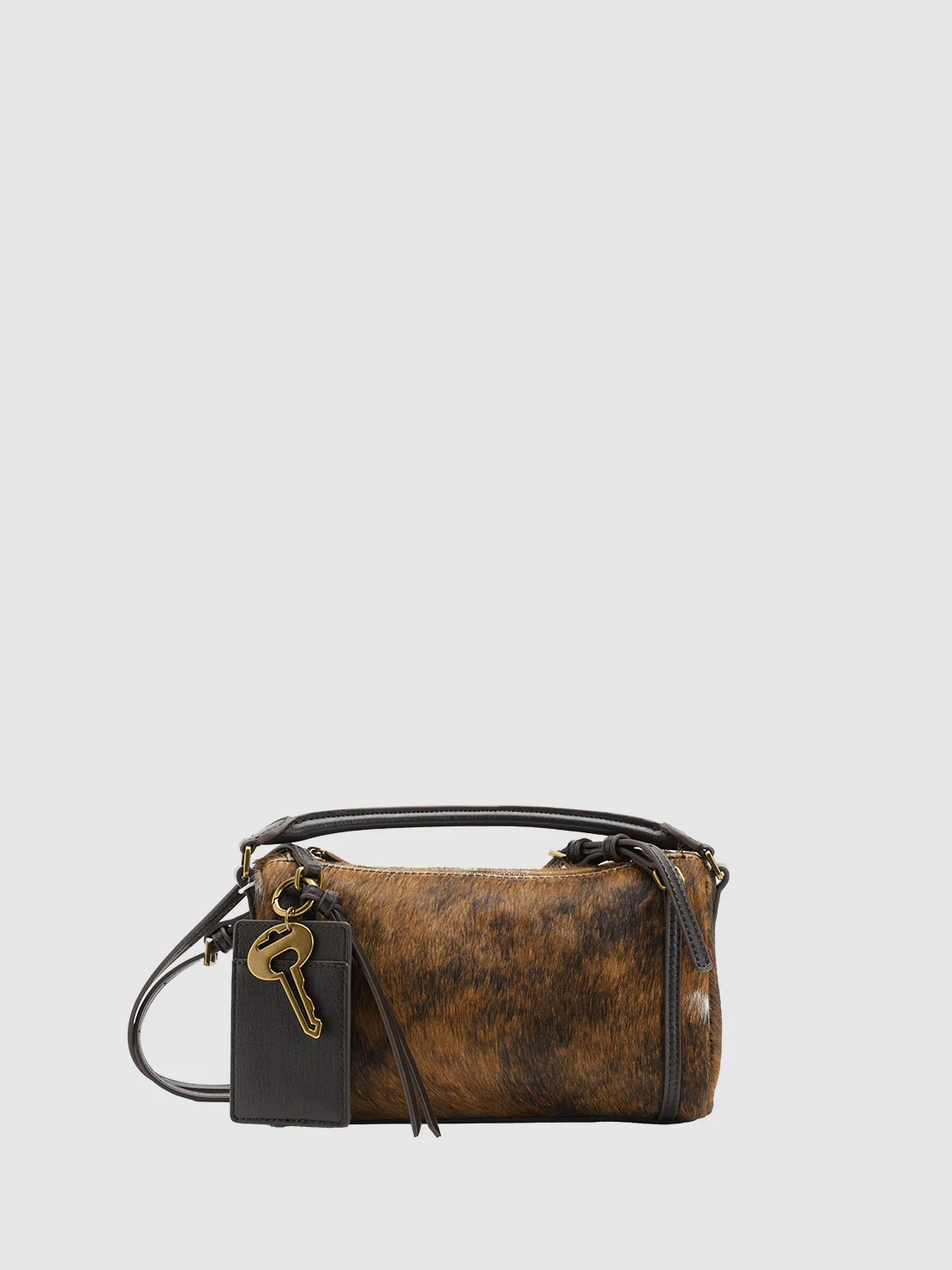 Cow Print Fluffy Hand Shoulder Bags - Image 3