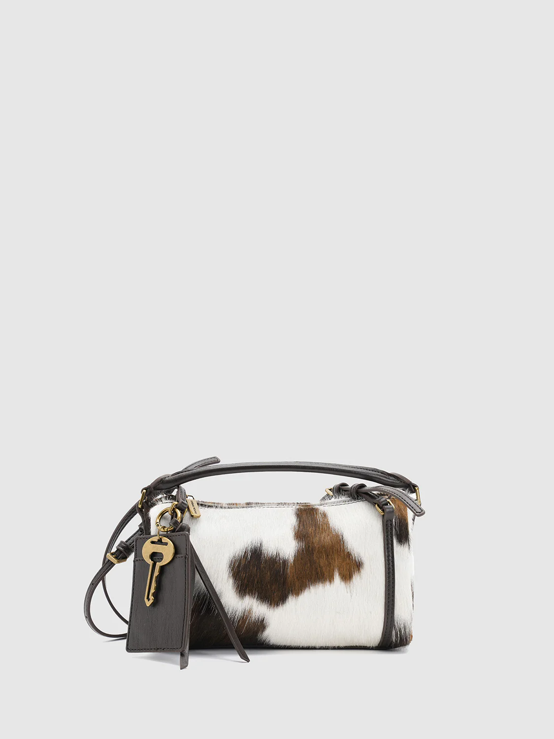 Cow Print Fluffy Hand Shoulder Bags - Image 8