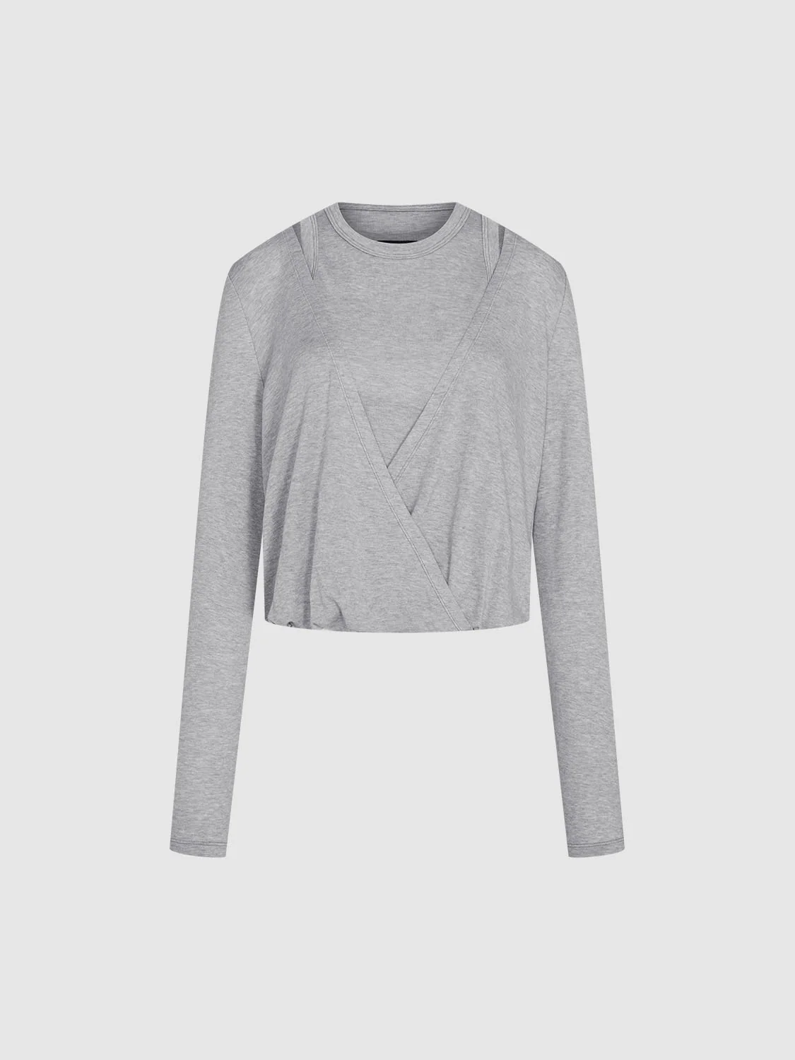 Cowl Neck Skinny T-Shirts - Image 6