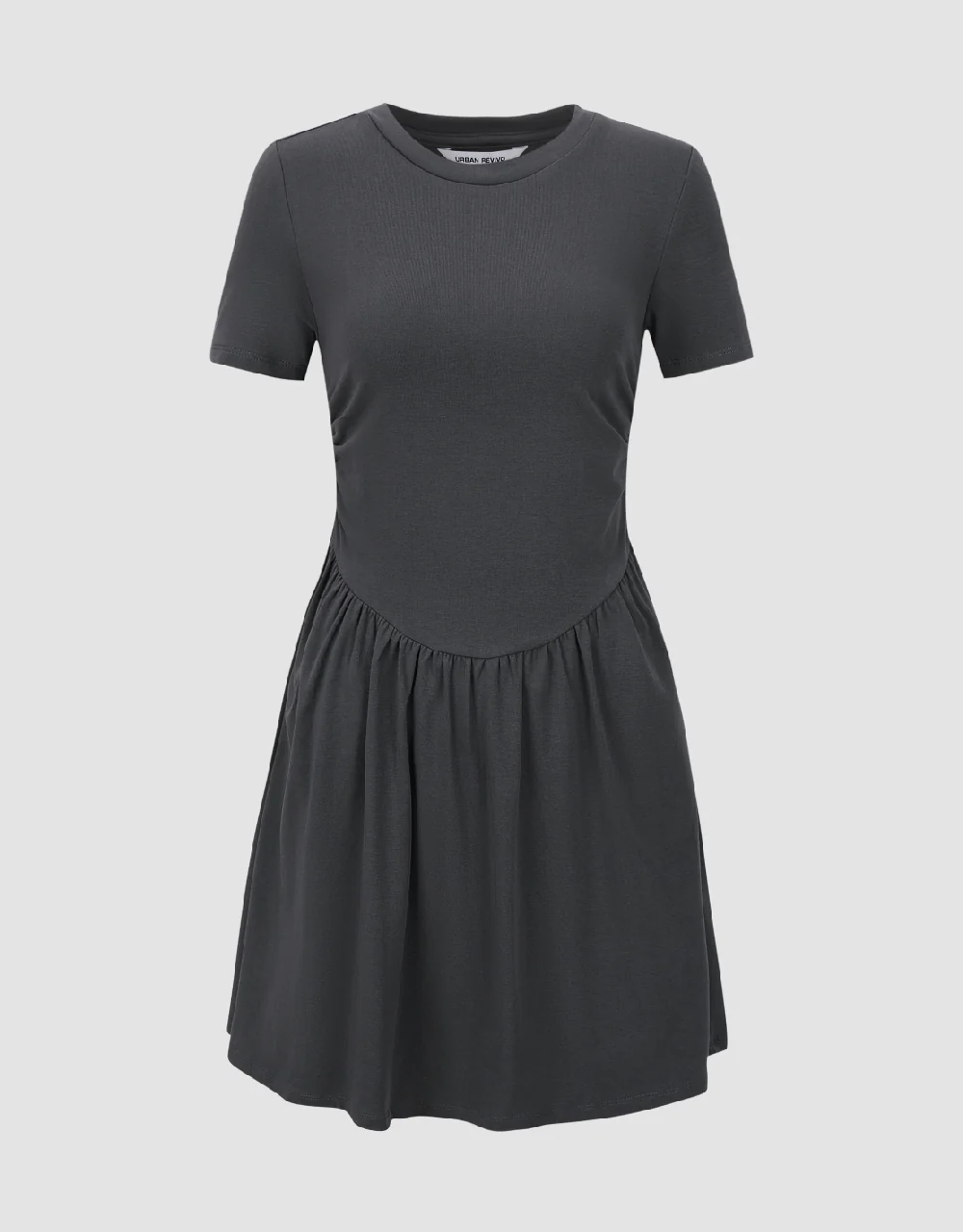 Crew Neck A-Line Dress - Image 20