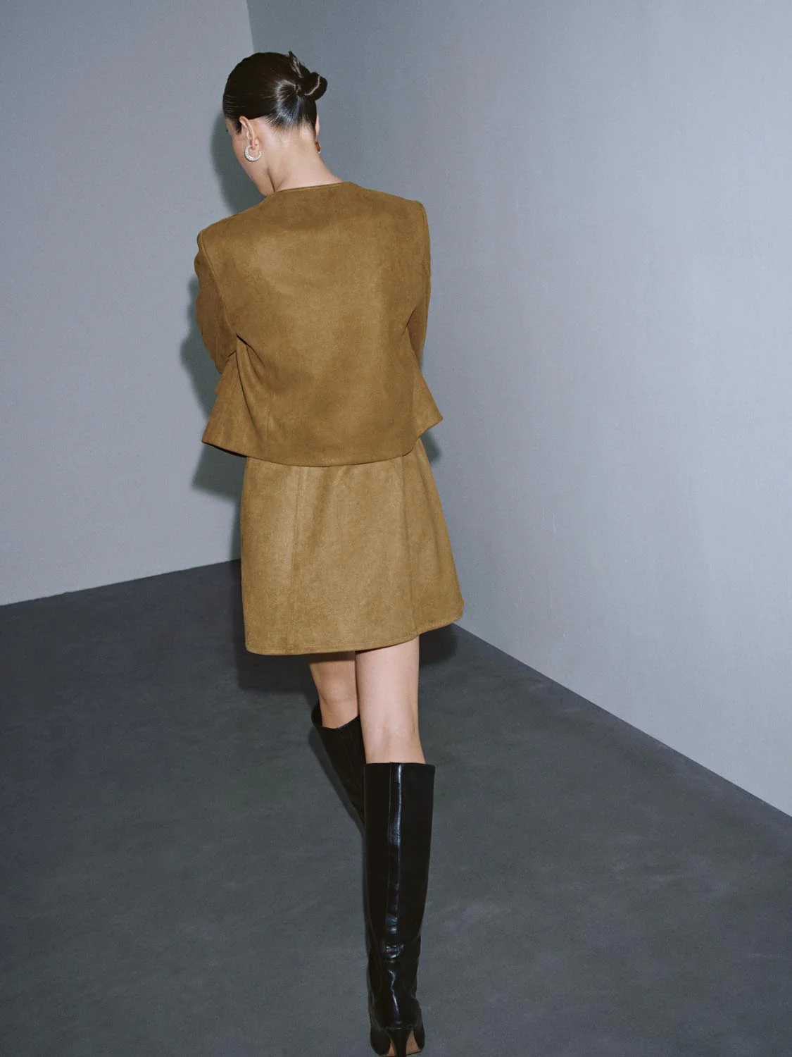 Crew Neck Button Up Jackets - Image 14