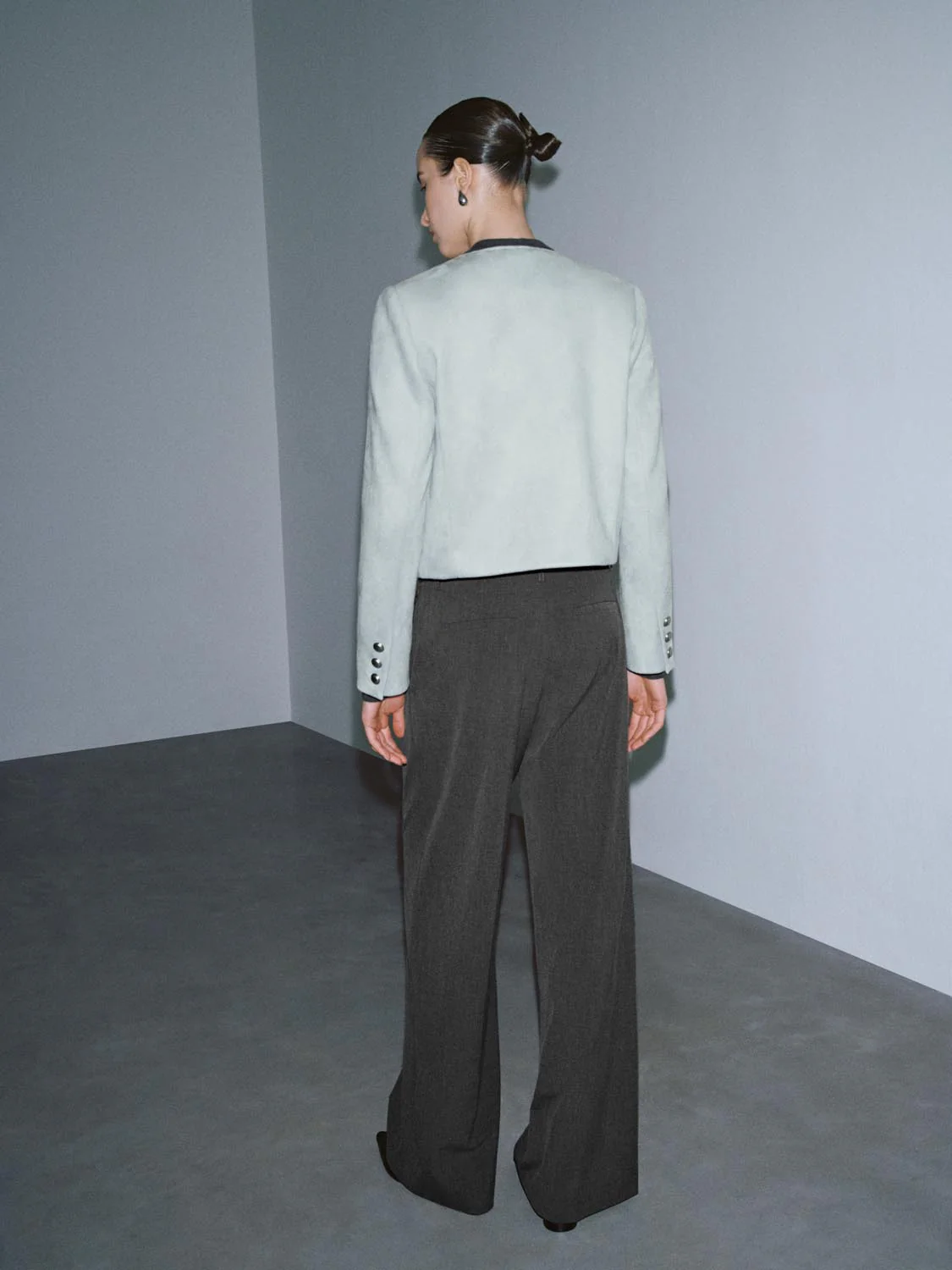 Crew Neck Button Up Jackets - Image 6