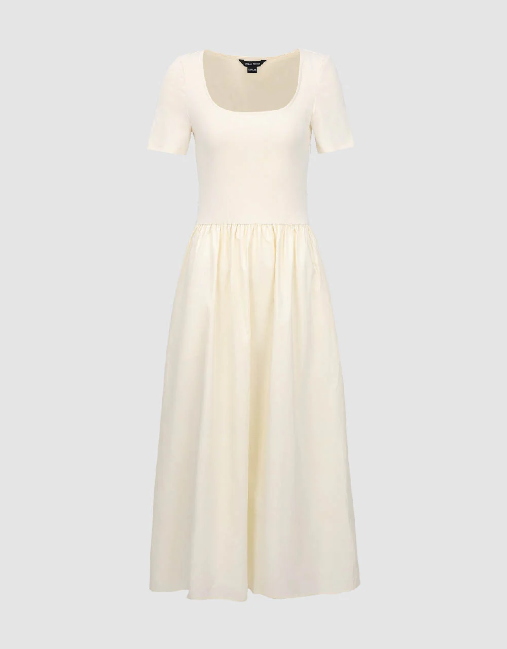 Crew Neck Knitted A-Line Dress - Image 9