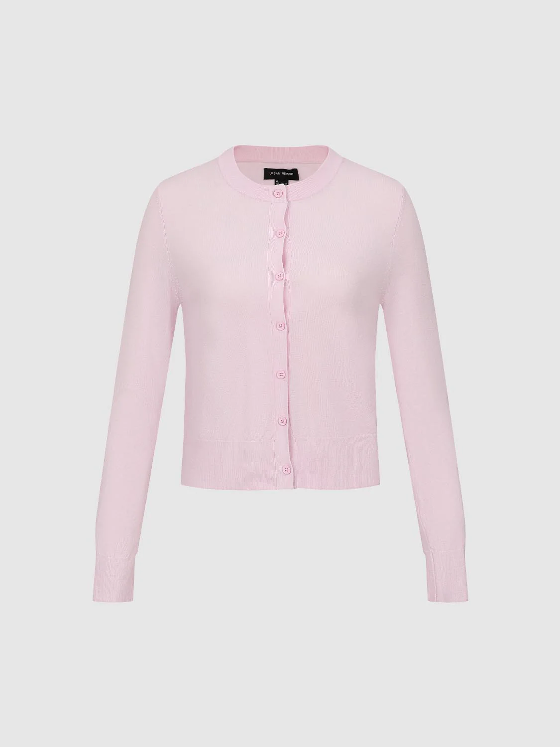 Crew Neck Knitted Cardigans - Image 10