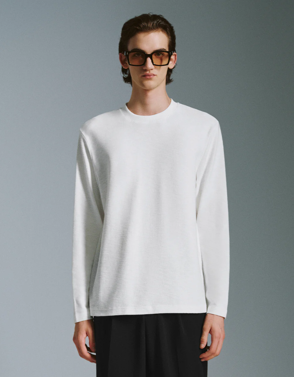 Crew Neck Knitted T-Shirt - Image 25