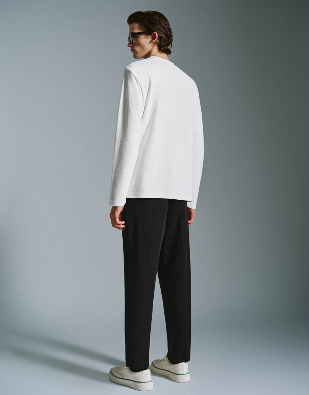 Crew Neck Knitted T-Shirt - Image 6