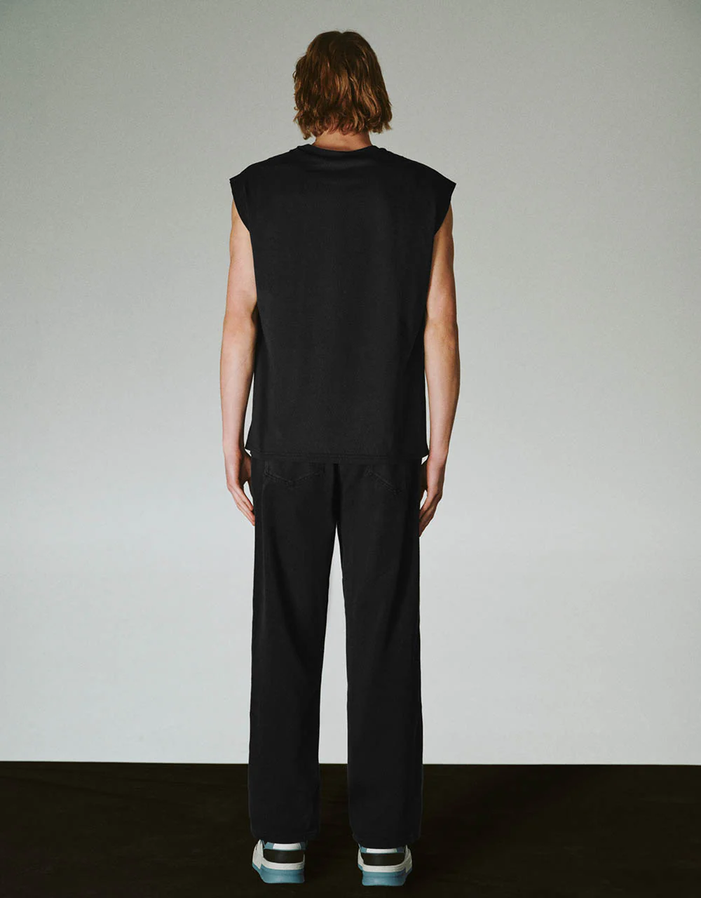 Crew Neck Loose Tank Top - Image 24