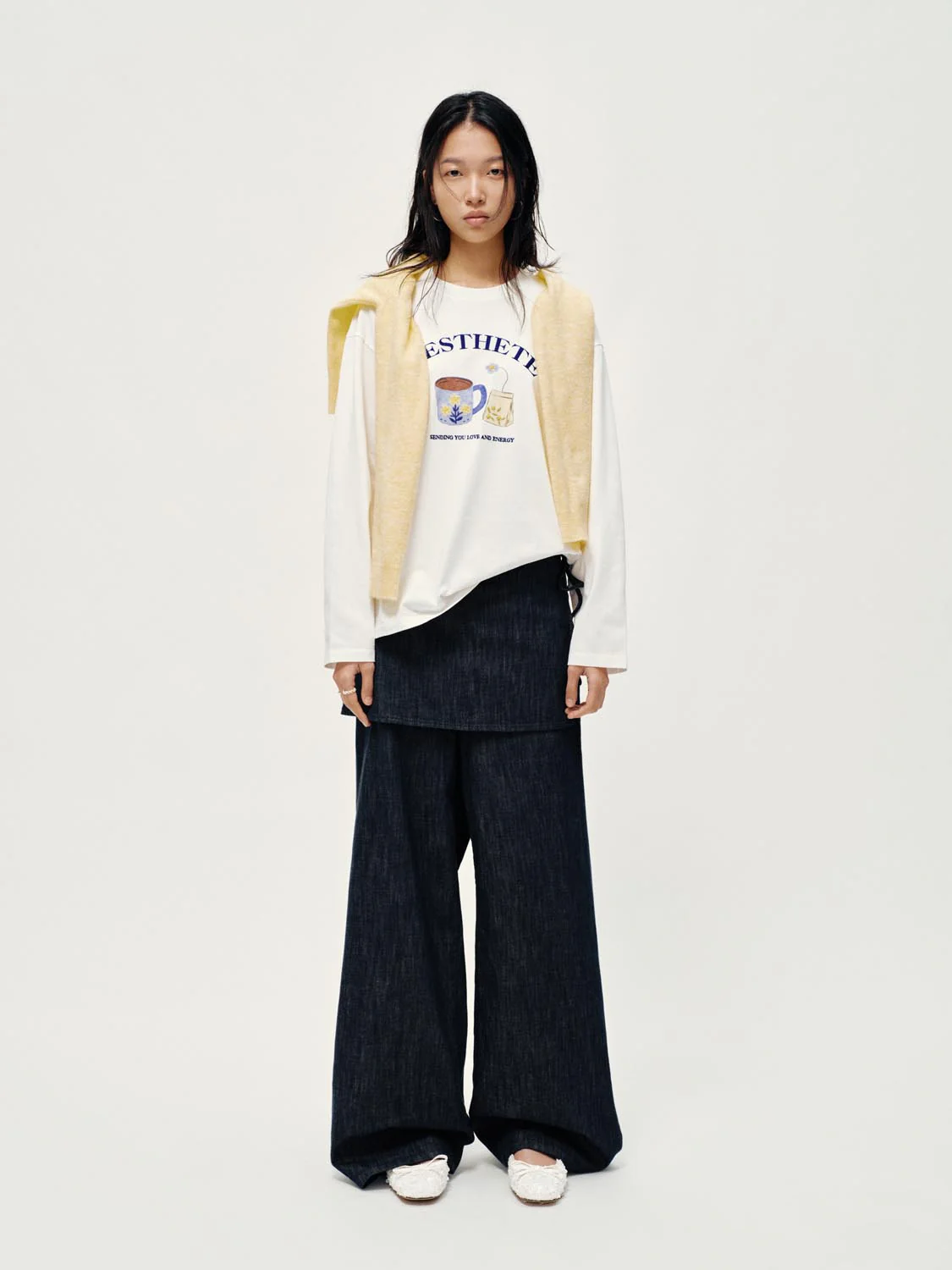 Crew Neck Printed Long Sleeve T-Shirts - Image 4