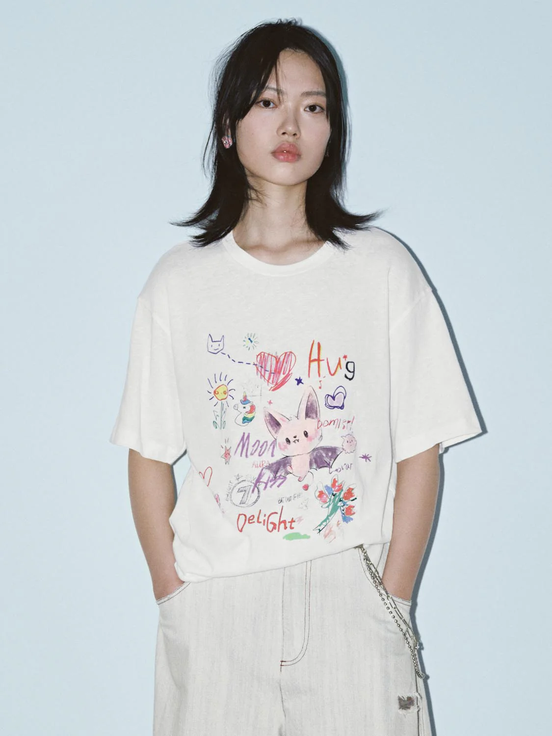 Crew Neck Printed T-Shirts