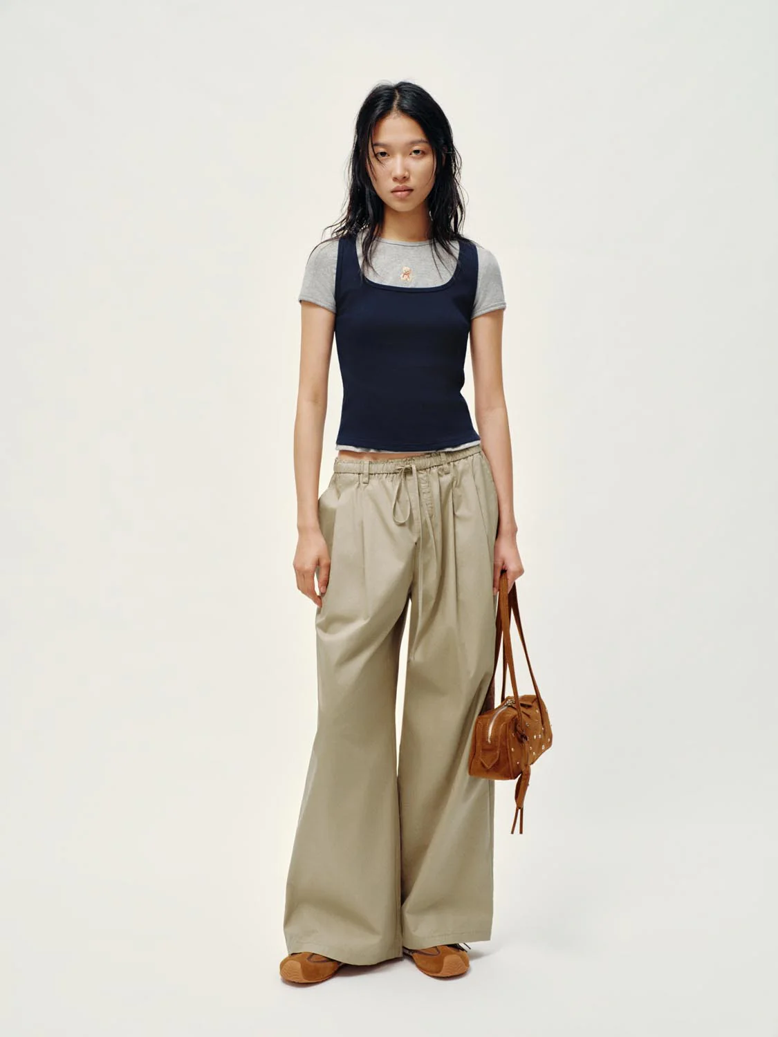 Crew Neck Skinny-Fit T-Shirts - Image 4