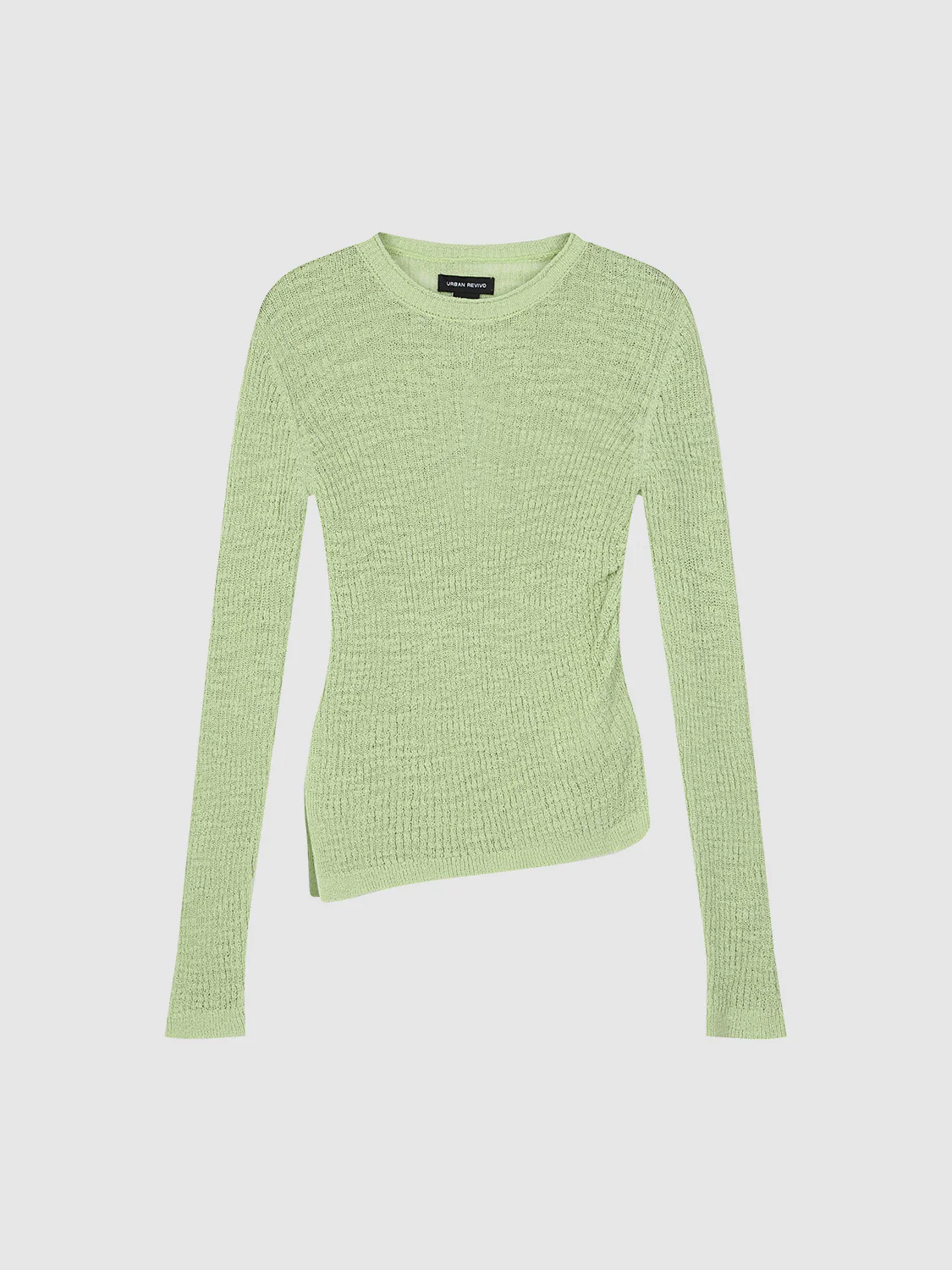 Crew Neck Skinny Knitted T-Shirt - Image 12
