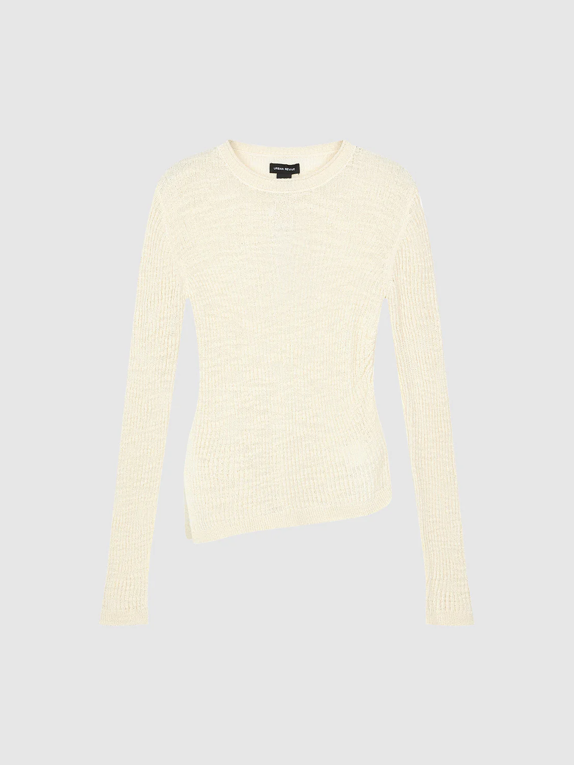 Crew Neck Skinny Knitted T-Shirt - Image 18