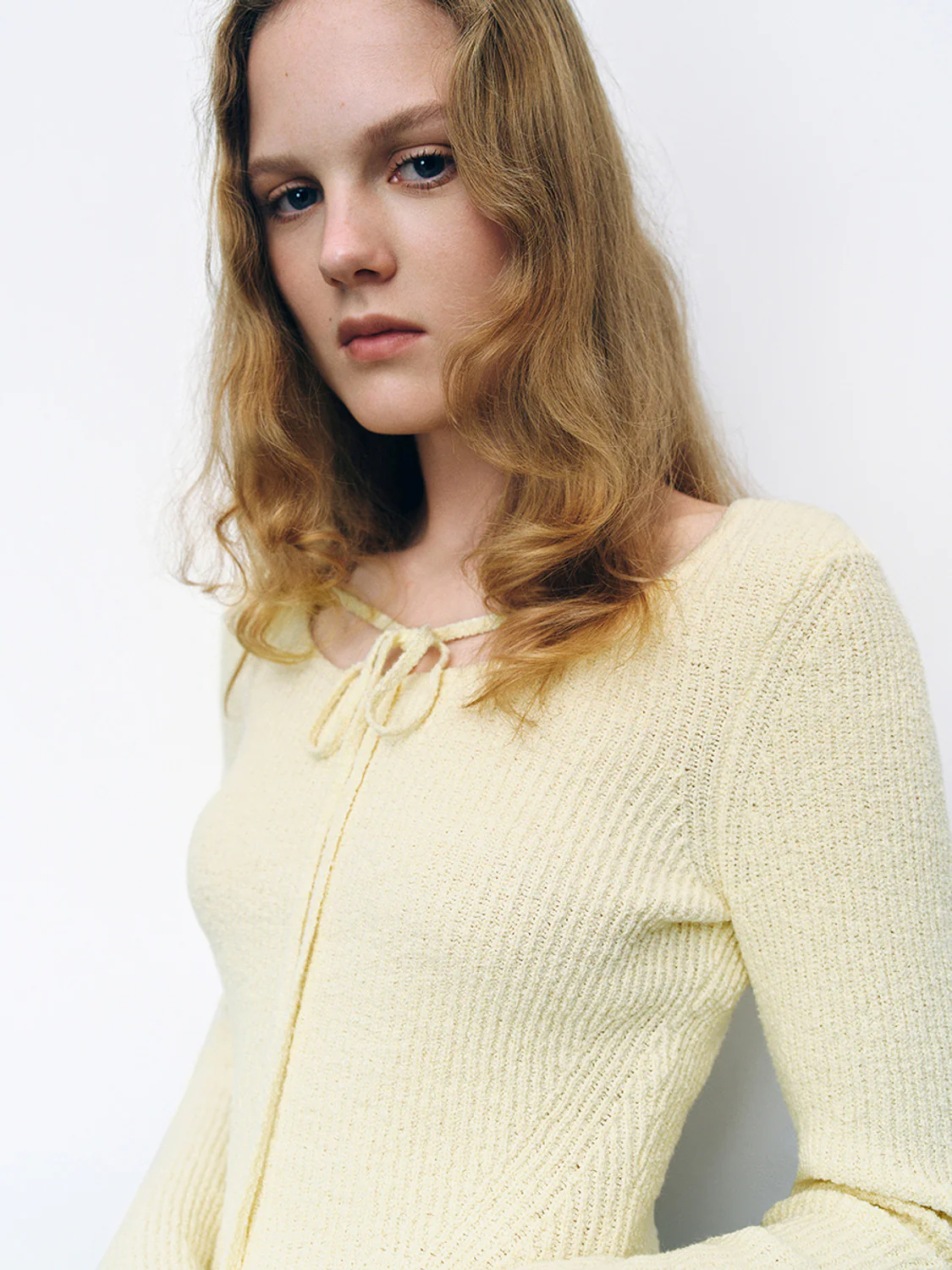 Crew Neck Skinny Knitted T-Shirt - Image 9